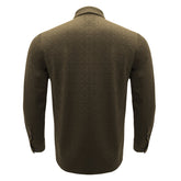 Power Flex Button-Up Shirt BROWN